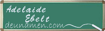 Adelaide Ebelt Visitenkarte